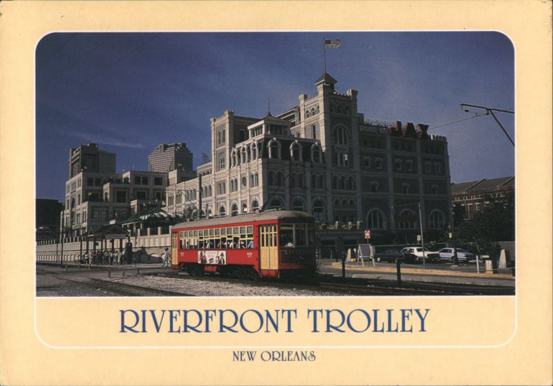 Riverfront Trolley New Orleans Louisiana Richard Stockton