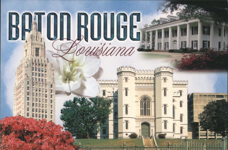 Baton Rouge Louisiana Landmarks: Capitols & Governor's Mansion