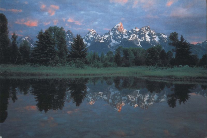 Grand Teton Range Reflection at Sunrise, Grand Teton NP Wyoming
