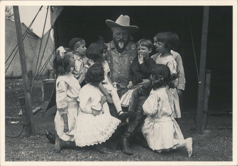 Buffalo Bill with Children, c. 1913 Cody Wyoming