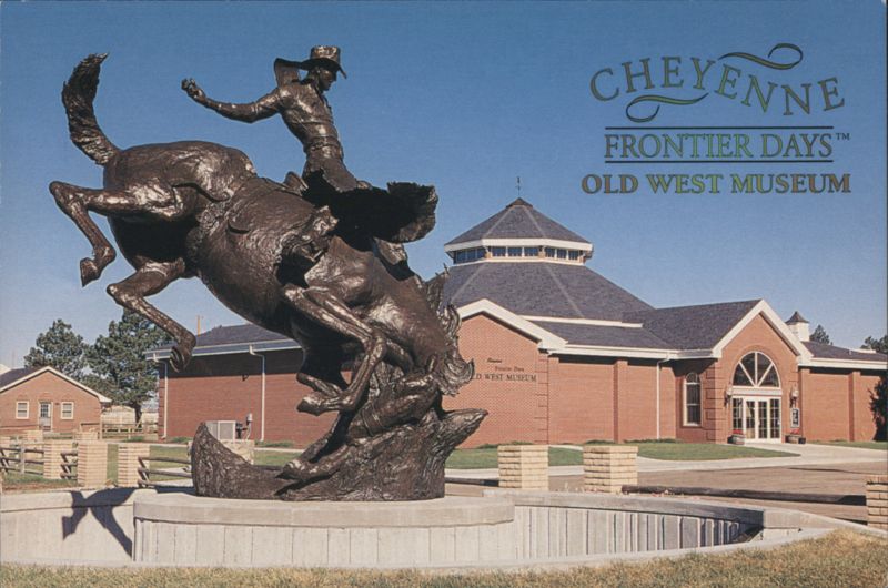 Cheyenne Frontier Days Old West Museum Bronc Rider Statue Wyoming