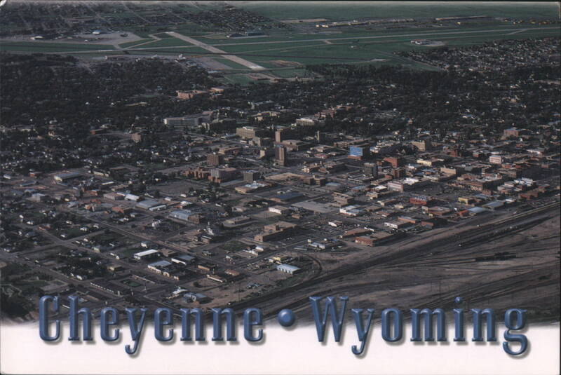 Aerial View of Cheyenne, Wyoming Cityscape Floyd Holdman