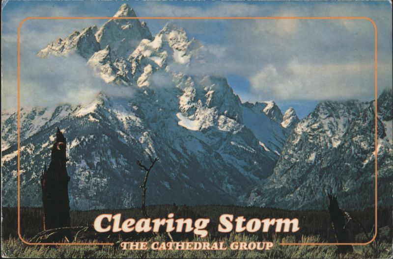 Clearing Storm, The Cathedral Group Mountains Wyoming