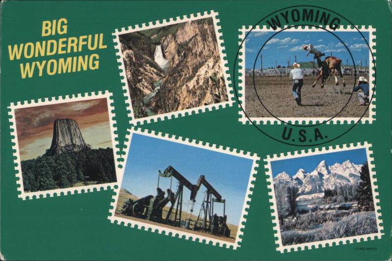 Big Wonderful Wyoming Postage Stamp Tour