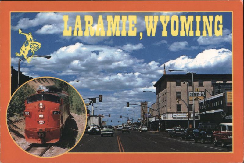 Laramie, WY Third Street Business District, Excursion Train Wyoming