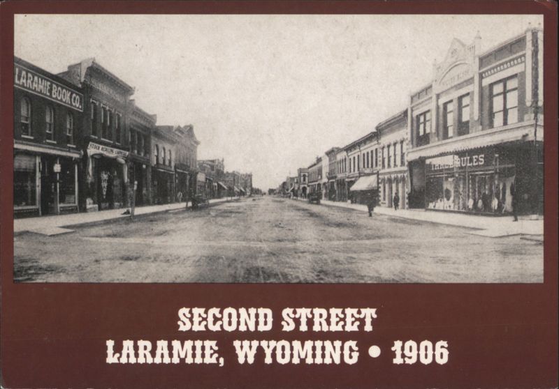 Second Street, Laramie, Wyoming - 1906 Alice Stickley