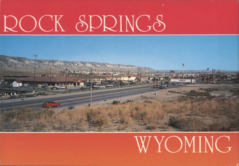 Rock Springs Wyoming Street Scene Roger Swan