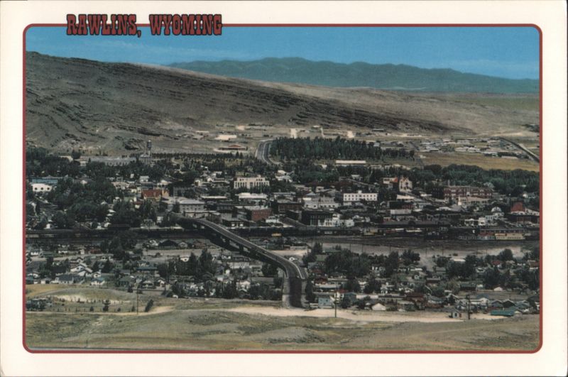 Panorama View of Rawlins, Wyoming