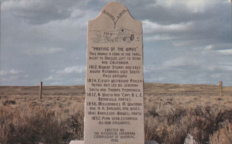 Parting of the Ways Monument, Oregon Trail, Wyoming