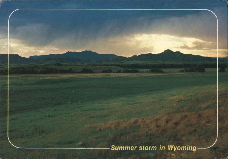 Summer Storm in Wyoming Plains Lowell T. Seaich