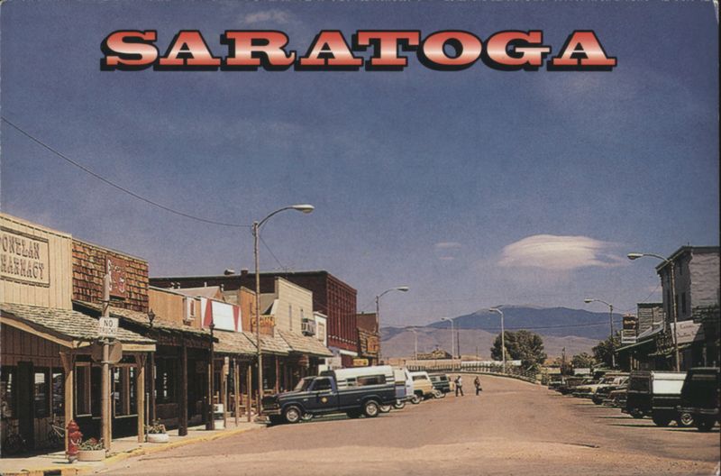 Saratoga WY Main Street Wyoming Larry Noyes