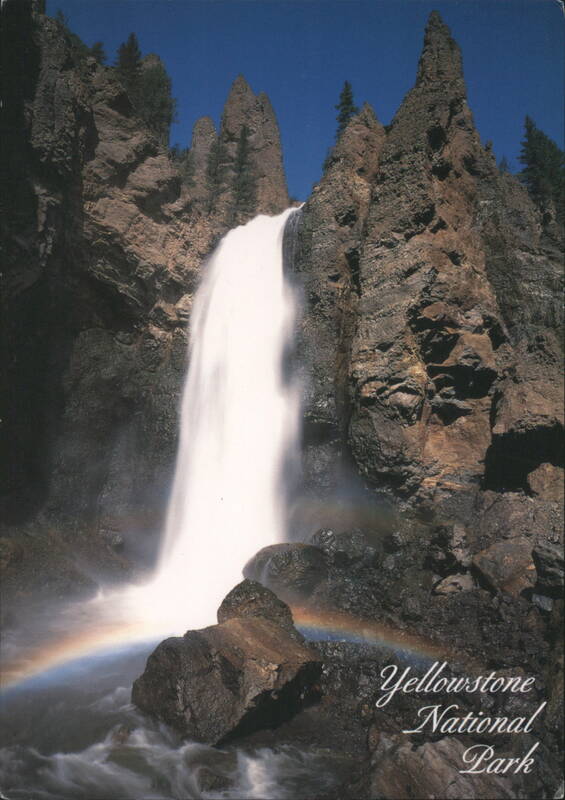 Tower Falls with Rainbow, Yellowstone National Park