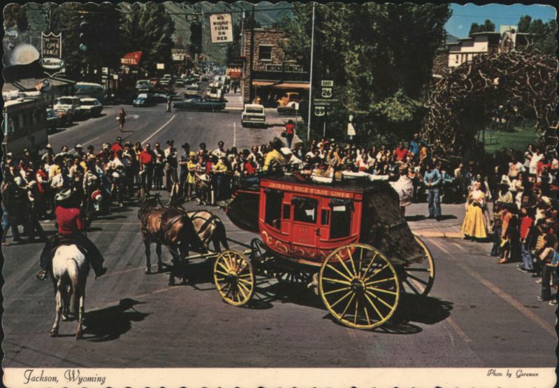 Jackson Hole Stagecoach Show, Town Square, Jackson, WY Wyoming