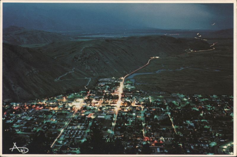 Panoramic Night View of Jackson, Wyoming A.D. Garaman