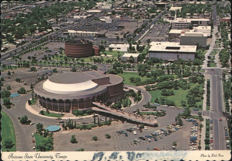 Arizona State University, Tempe - Gammage Auditorium Aerial View