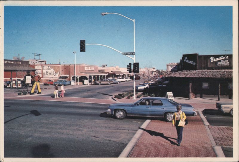 Scottsdale AZ Street Scene, West's Most Western Town Arizona