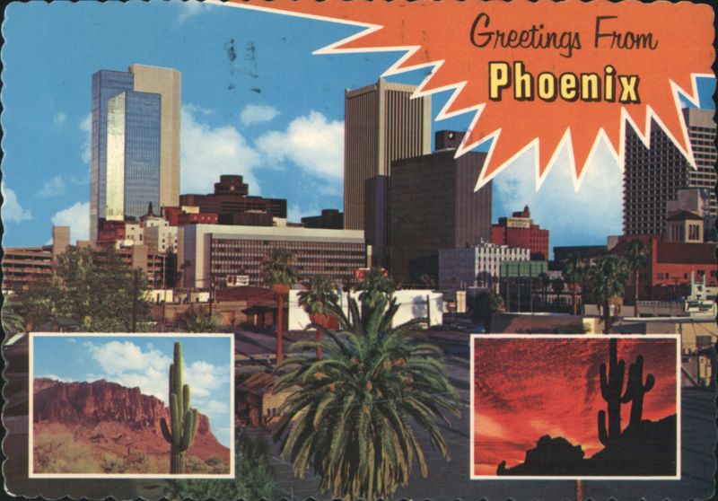 Greetings From Phoenix: Cityscape, Desert & Sunset Views Arizona