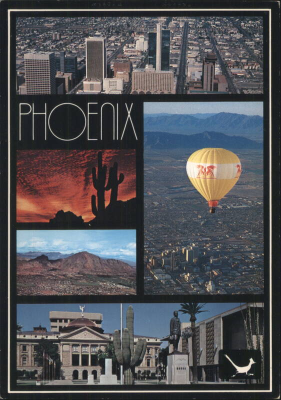 Colorful Phoenix, Arizona Views: Skyline, Desert, Camelback