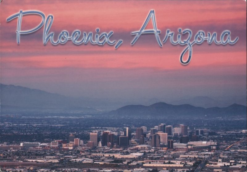 Phoenix, Arizona Cityscape at Sunset Mike Jones