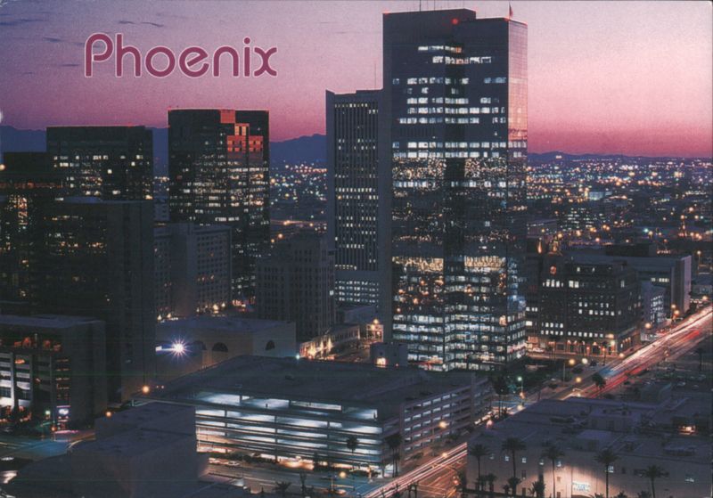 Phoenix Arizona City Skyline at Sunset John-Clare du Bois