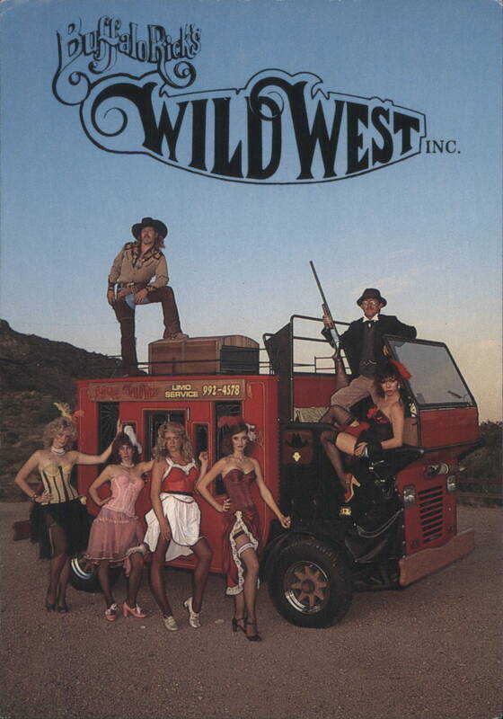 Buffalo Rick's Wild West Inc. Motorized Stagecoach Limousine Cave Creek Arizona