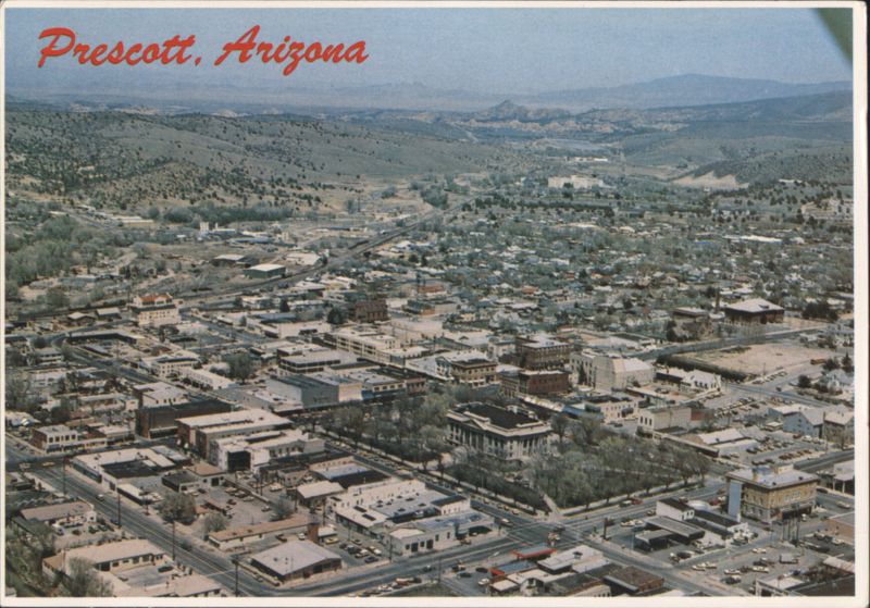 Aerial View of Prescott, Arizona Bob Petley