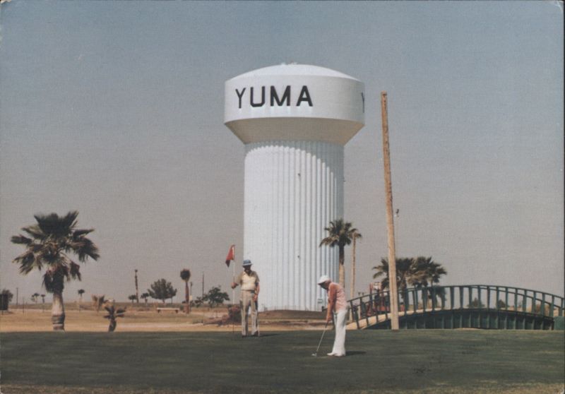 Yuma Water Tower & Golf Course, Desert Hills Arroyo Dunes Arizona