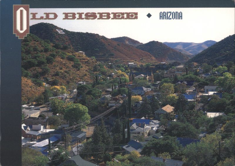 Old Bisbee, Arizona Town View in Hills Randy Prentice