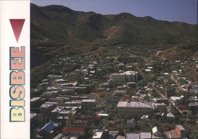 Bisbee, Arizona - Aerial View of Mining Town Randy Prentice