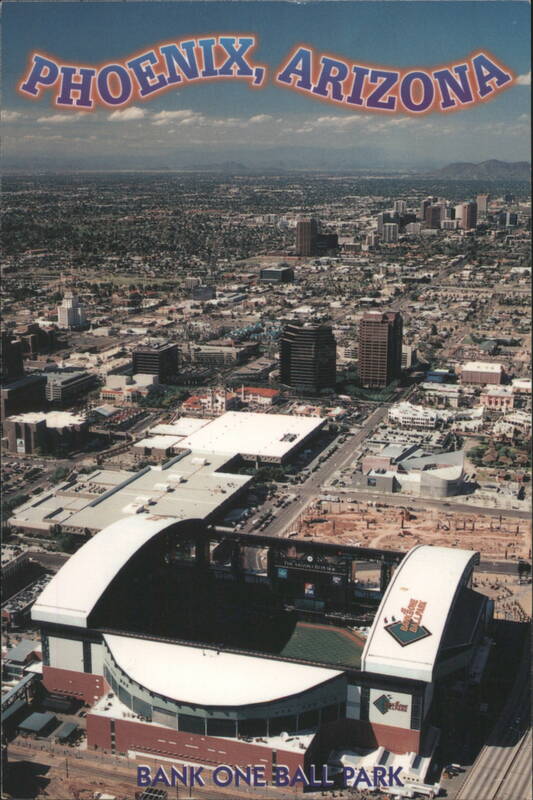 Bank One Ball Park & Downtown Phoenix, Arizona Skyline