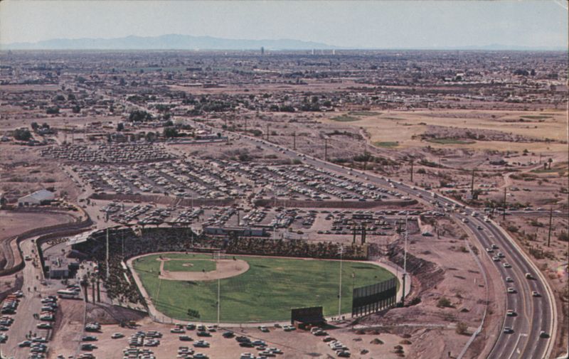 Phoenix Municipal Stadium Aerial View, Papago Park Arizona