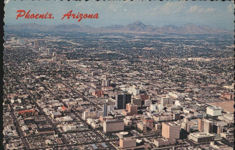 Aerial View of Phoenix, Arizona Bob Petley