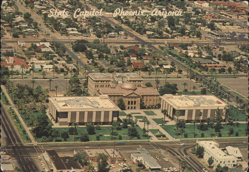 State Capitol Building, Phoenix, Arizona Aerial View