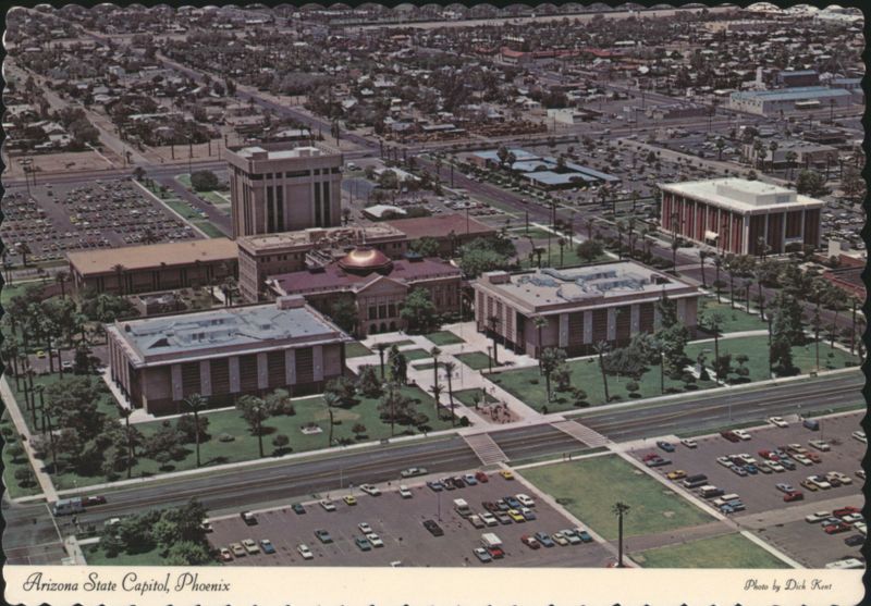 Arizona State Capitol Complex Aerial View, Phoenix AZ