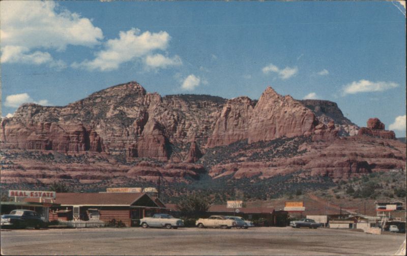Sedona, Arizona Red Rock Mountains & Village R. M. Fronske