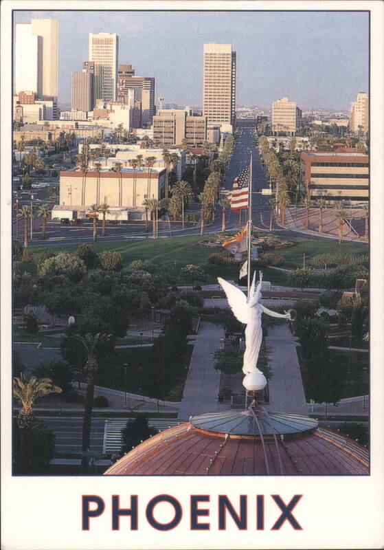 Phoenix Arizona Skyline from Governor's Balcony Alan Beno