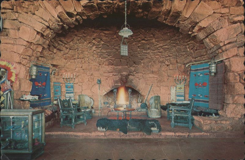 Hermits Rest Stone Cliff-House Interior, Grand Canyon, AZ Grand Canyon National Park Arizona