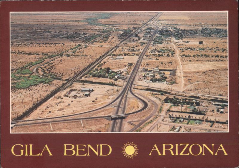Aerial View of Gila Bend, Arizona Bob Petley