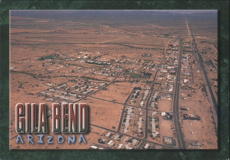 Aerial View of Gila Bend, Arizona Steve Gibson
