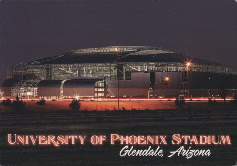 University of Phoenix Stadium at Night, Glendale, AZ Arizona