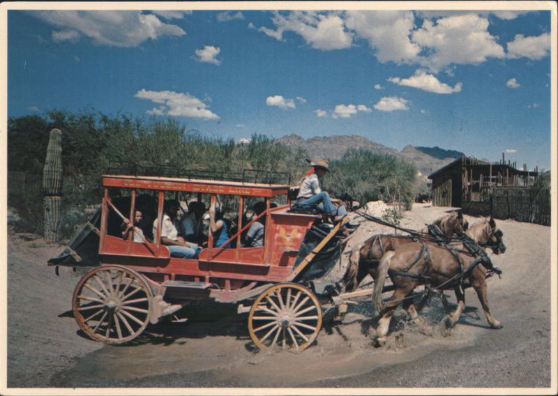 Overland Stage Coach Ride at Old Tucson, Arizona Bob Petley