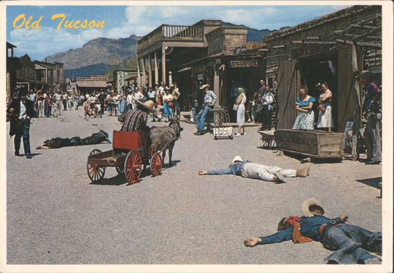 Old Tucson Mock Gun Battle, 1865 Replica Arizona Stan Davis