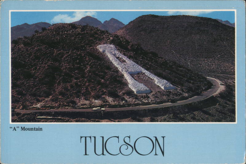 A Mountain with University of Arizona A in Tucson, AZ