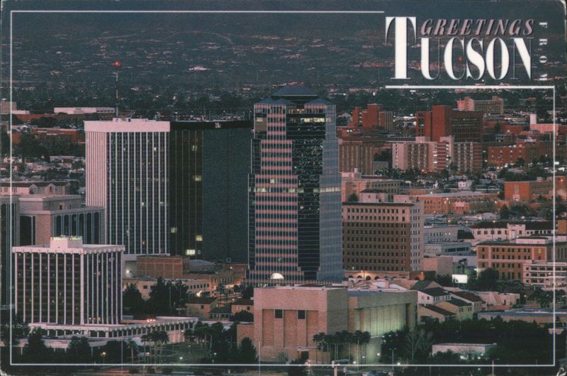 Tucson Arizona Cityscape with Tall Buildings John Kamenchuk