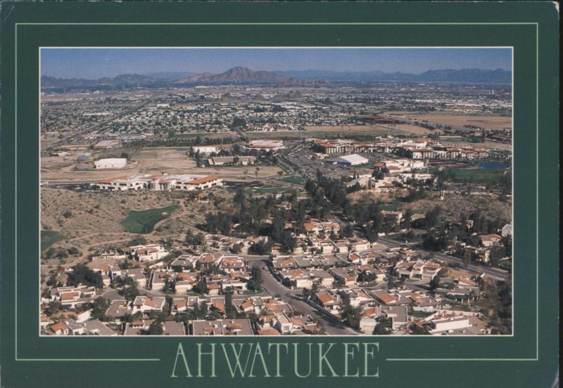 Ahwatukee Master Planned Community Aerial View, Phoenix AZ Arizona