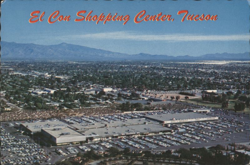 Aerial View of El Con Shopping Center, Tucson Arizona