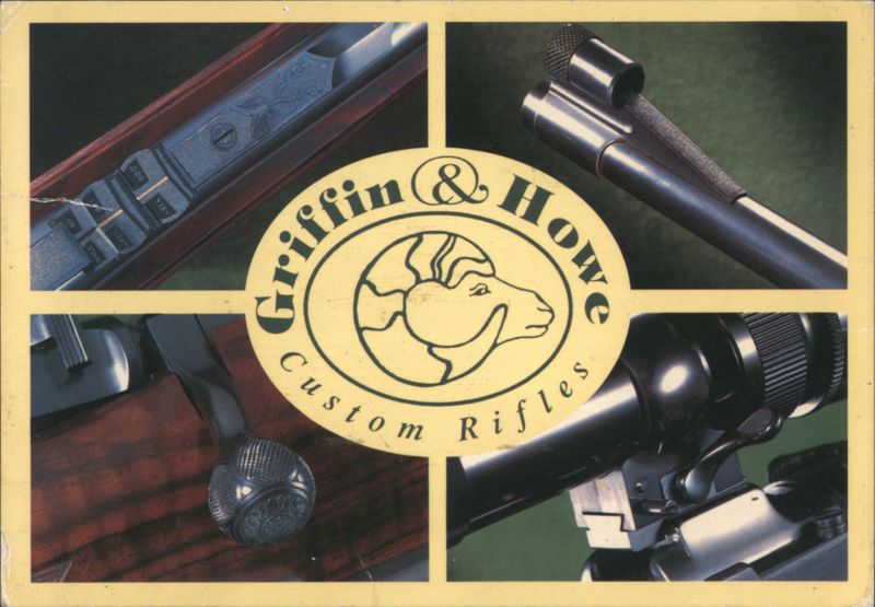 Griffin & Howe Custom Rifles, Rifle Parts Collage Advertising