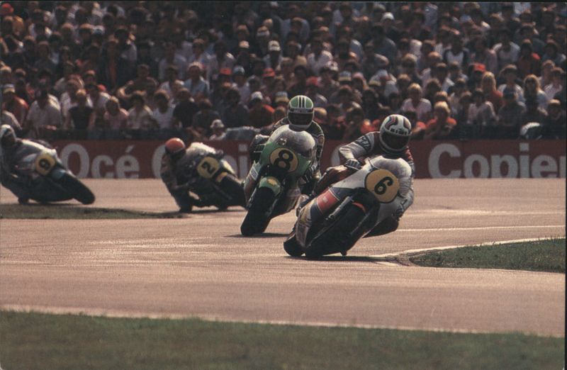 Motorcycle Race at 1982 Dutch Grand Prix Netherlands