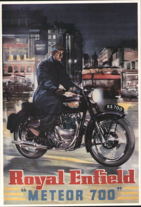 Royal Enfield Meteor 700 Motorcycle Night Ride Motorcycles