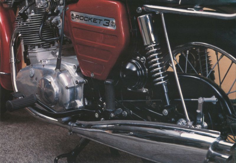 1970 BSA Rocket 3 750cc Motorcycle Engine Detail Motorcycles